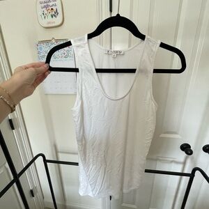 Joy Joy White Tank